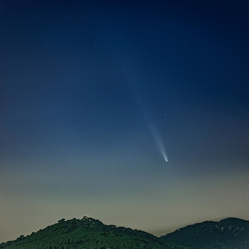 El cometa&nbsp;Tsuchinshan, tamb&eacute; vist des de Matar&oacute;<br />
&nbsp;